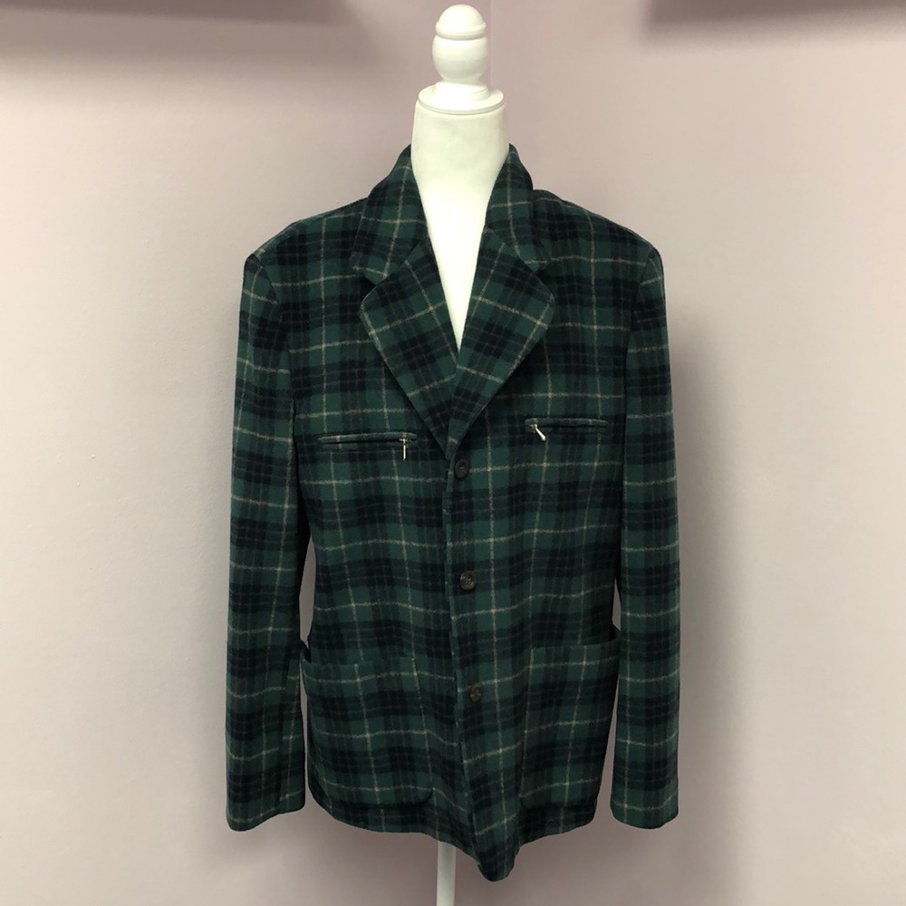 United Colors Of Benetton Plaid Jacket sz Large